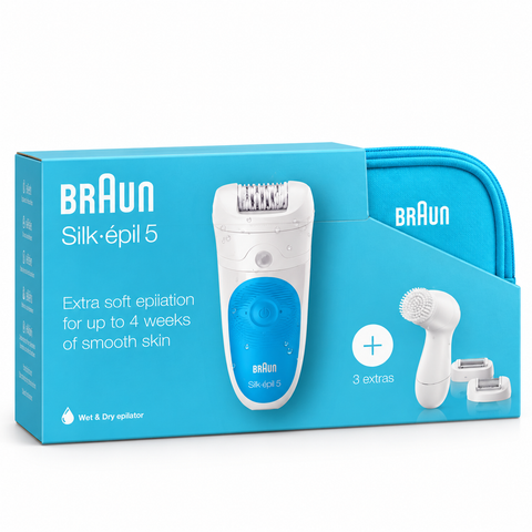 Braun Silk-épil 5 – Épilateur électrique Wet & Dry
