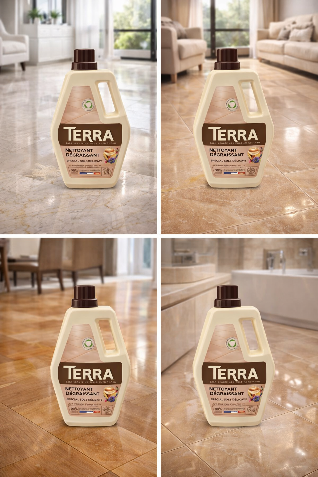Lave Sol TERRA Nettoyant Dégraissant – Spécial Sols Délicats