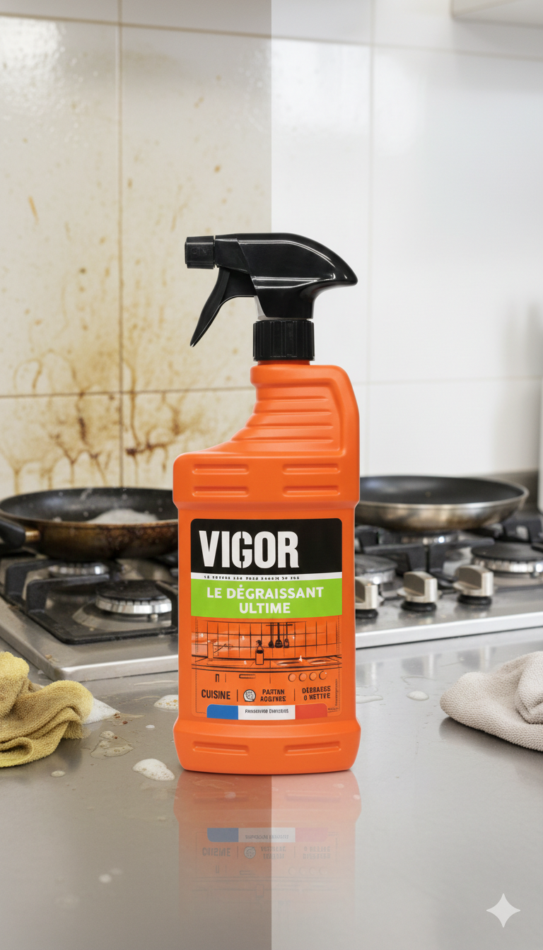 VIGOR Le Dégraissant Ultime – Nettoyant Puissant Multi-Surfaces