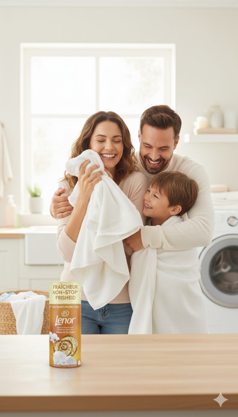 Lenor Unstoppables Ambre & Orchidée – Perles de Parfum pour Linge