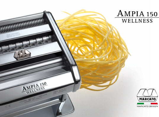 AMPIA 150 Machine à Pâtes Manuelle – Inox Italien