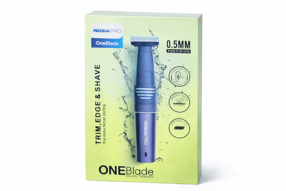 Tondeuse Barbe RoziaPro OneBlade – Précision 0,5 mm
