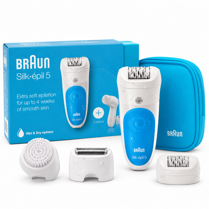 Braun Silk-épil 5 – Épilateur électrique Wet & Dry
