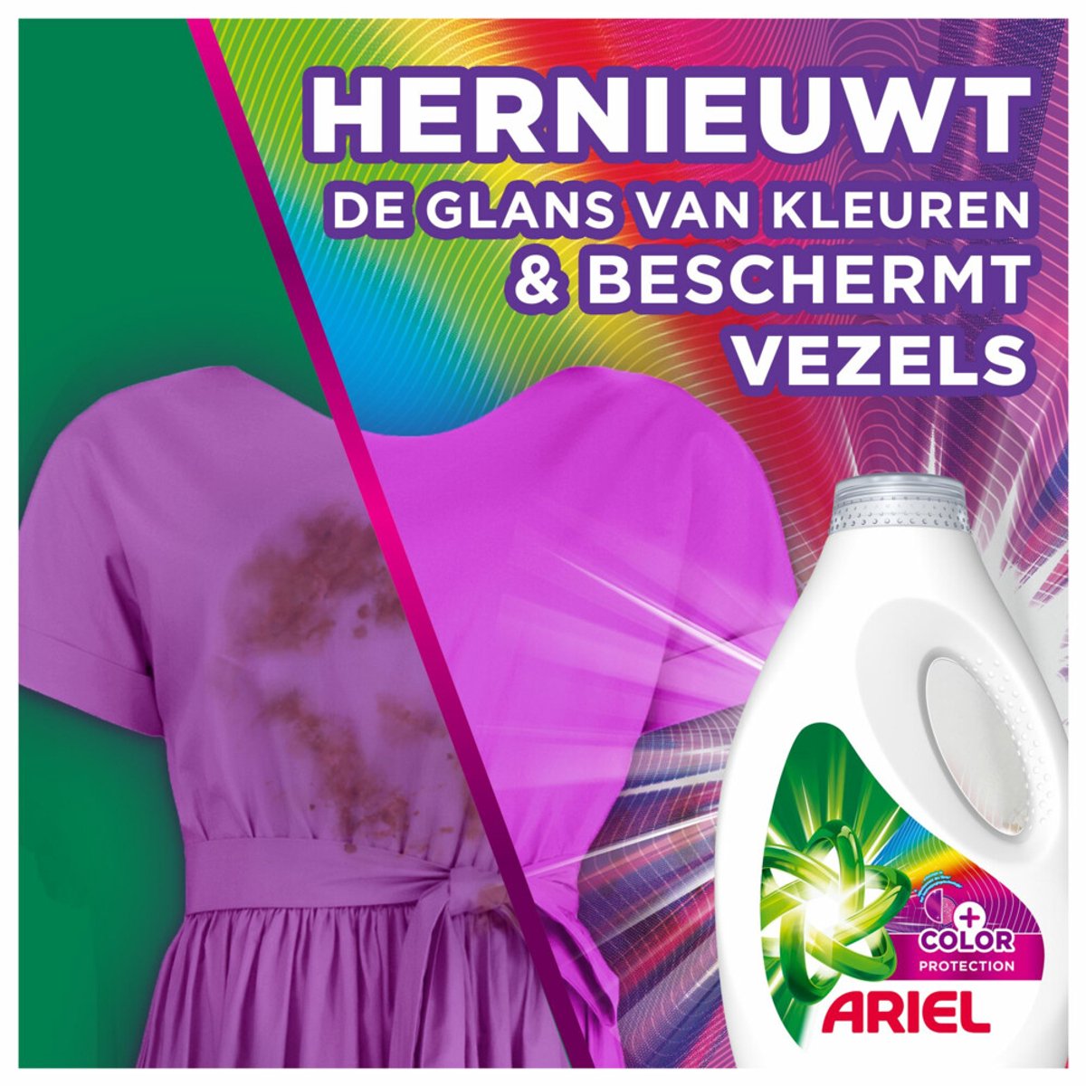Ariel Color+ – Lessive liquide (30 cycles de lavage)