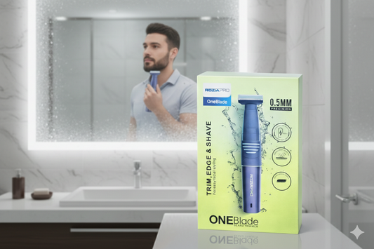 Tondeuse Barbe RoziaPro OneBlade – Précision 0,5 mm