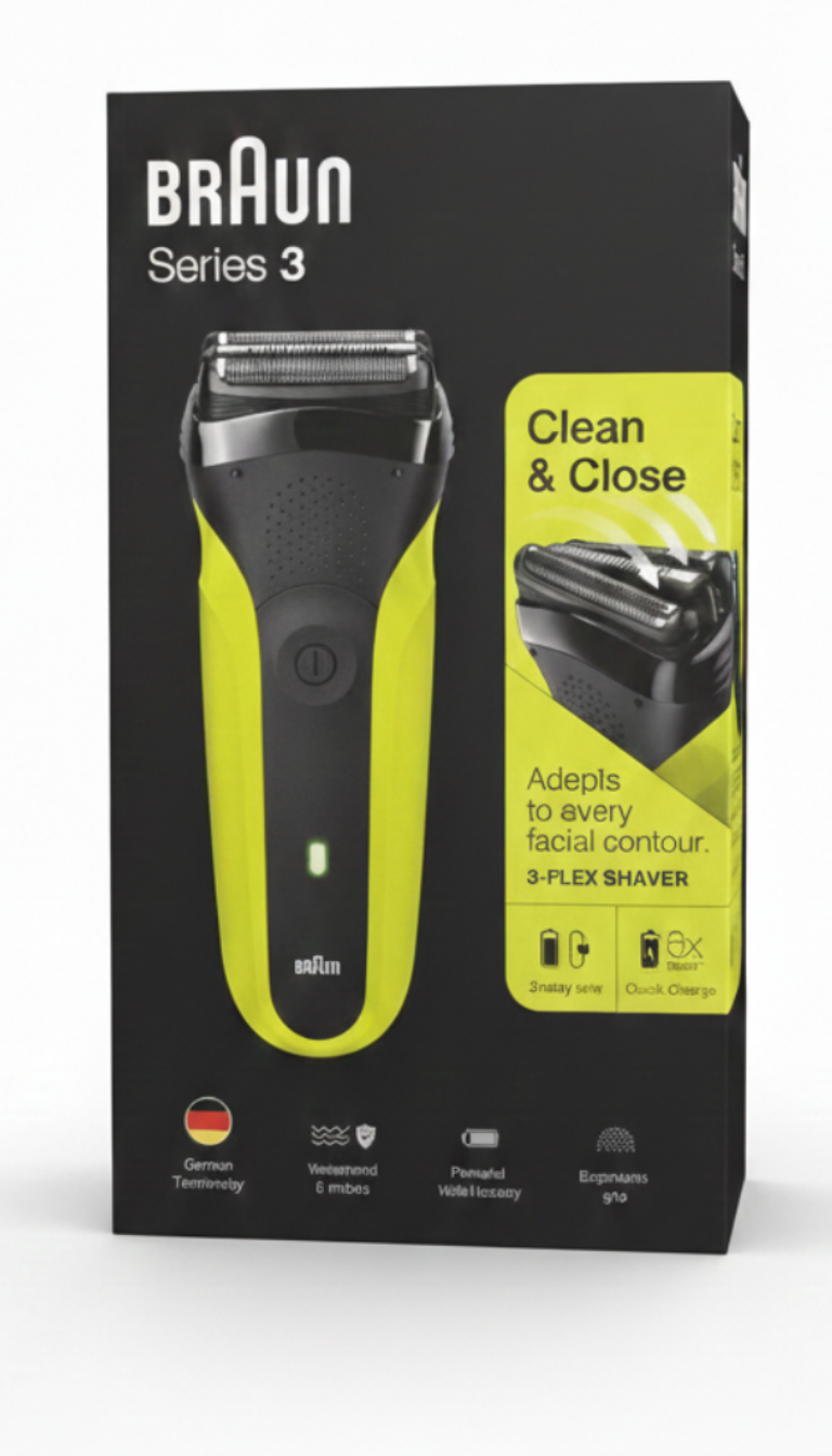 Rasoir Électrique Braun Series 3 300s-Flex Shaver