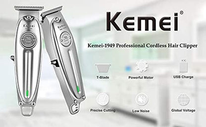 Kemei Original KM-1949 Tondeuse cheveux et barbe professionnelle
