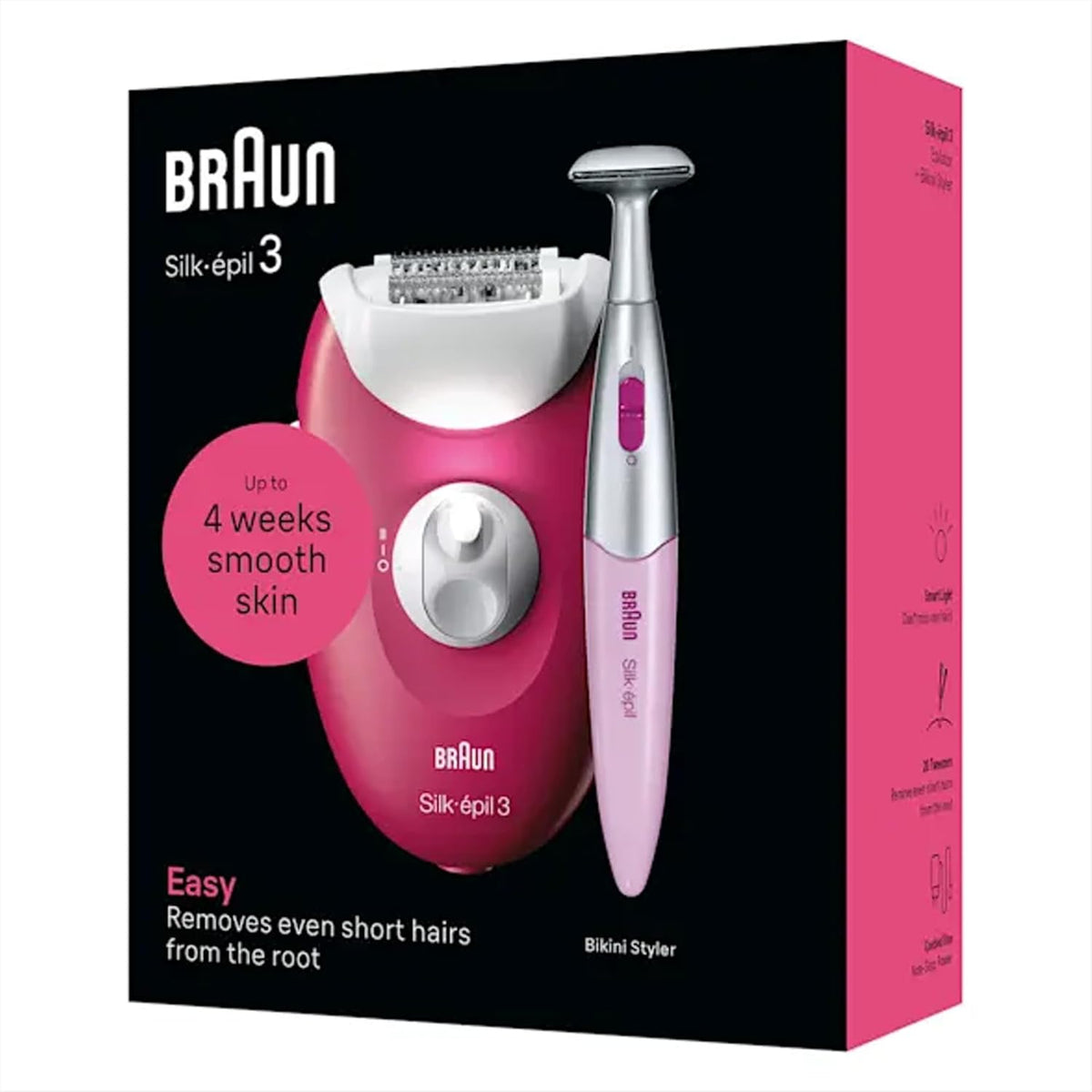 Épilateur Braun Silk-épil 3 SE 3-202 avec Bikini Styler
