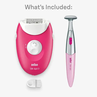 Épilateur Braun Silk-épil 3 SE 3-202 avec Bikini Styler