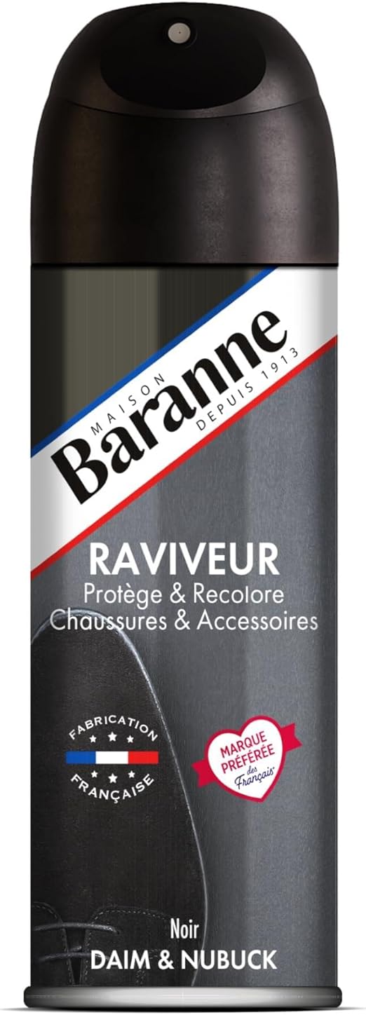 Baranne Aérosol Raviveur Daim Noir