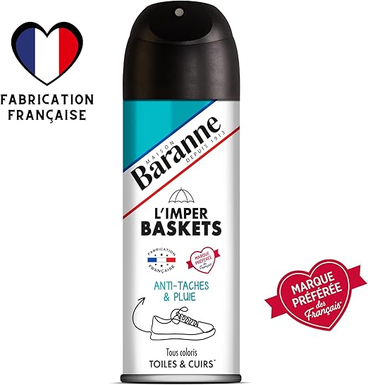 Baranne - Imperméabilisant Baskets - Tâches et Pluie - Tous Cuirs Véritables