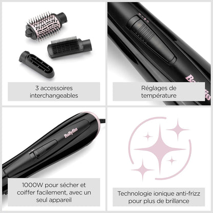 BaByliss - AS128E - Brosse soufflante Flawless Hair 1000W