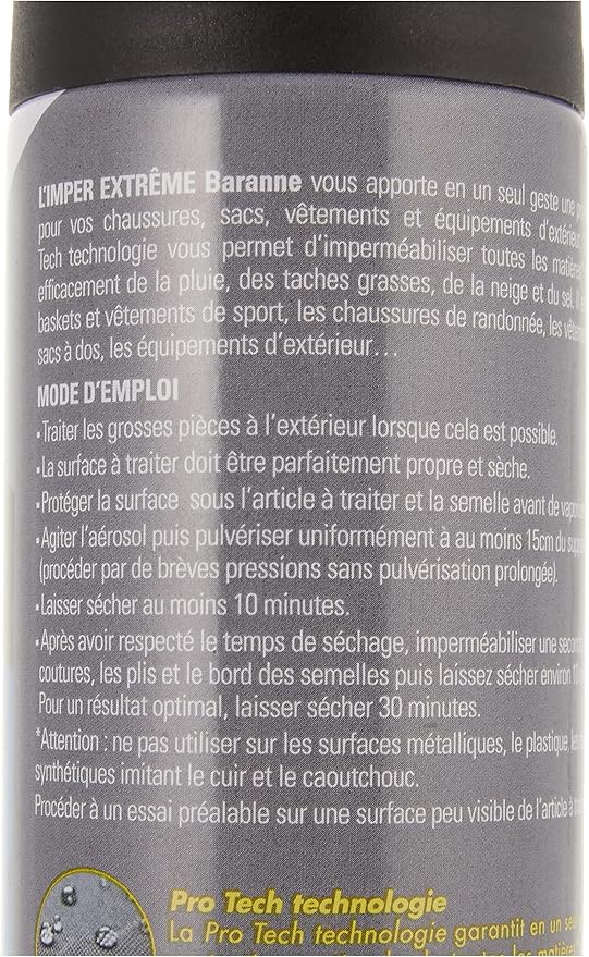 Baranne - Spray Impermeabilisant Extrême