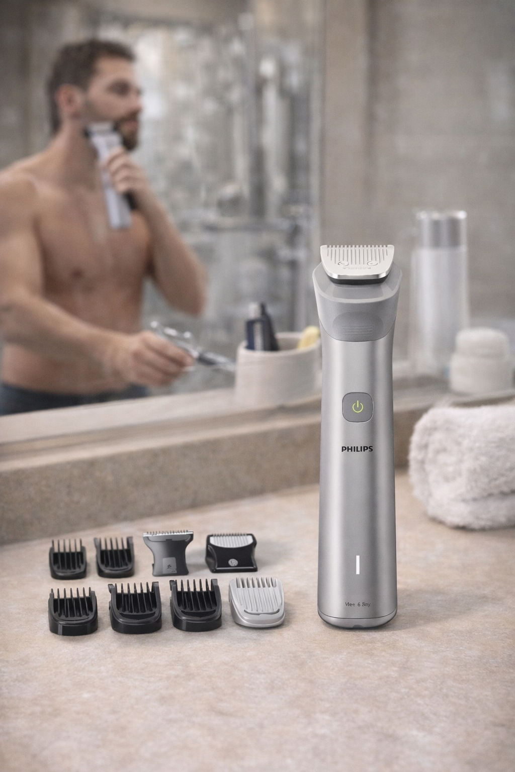 Tondeuse Philips All-in-One 5000 Series – 11 en 1 – Tondeuse Multi-Usage Visage, Cheveux et Corps