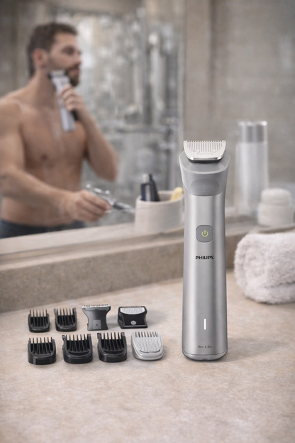 Tondeuse Philips All-in-One 5000 Series – 11 en 1 – Tondeuse Multi-Usage Visage, Cheveux et Corps