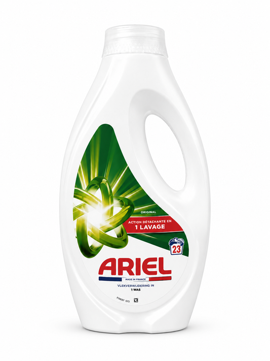 Ariel Lessive Liquide Détachante 23 Lavages 1035ml