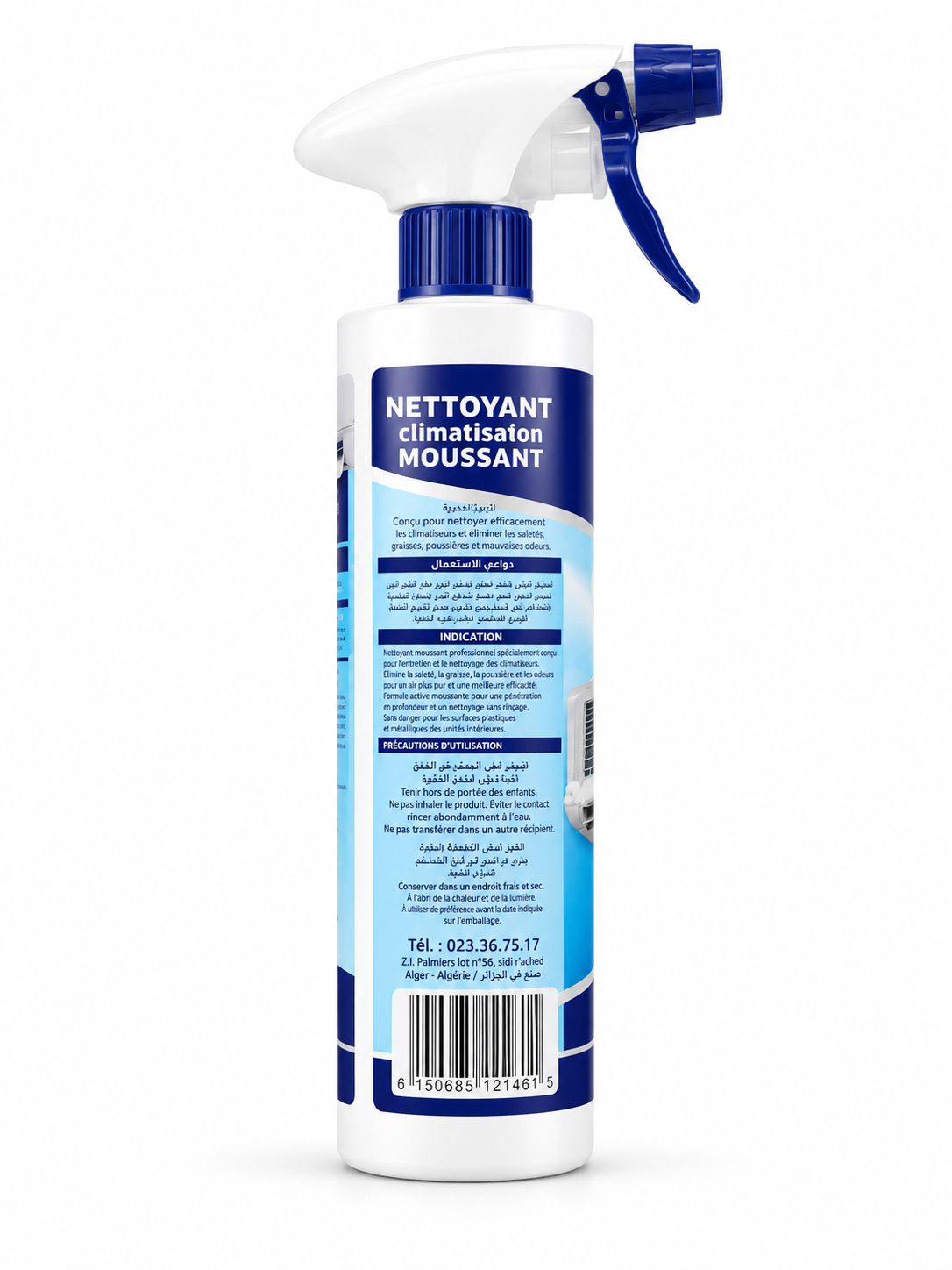 Eden Air – Dégraisse Nettoyant Moussant pour Climatiseur, Nettoie & Désodorise