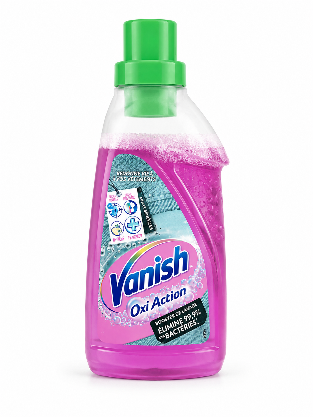 Vanish Oxi Action Liquide Détachant & Booster de Lavage 750ML