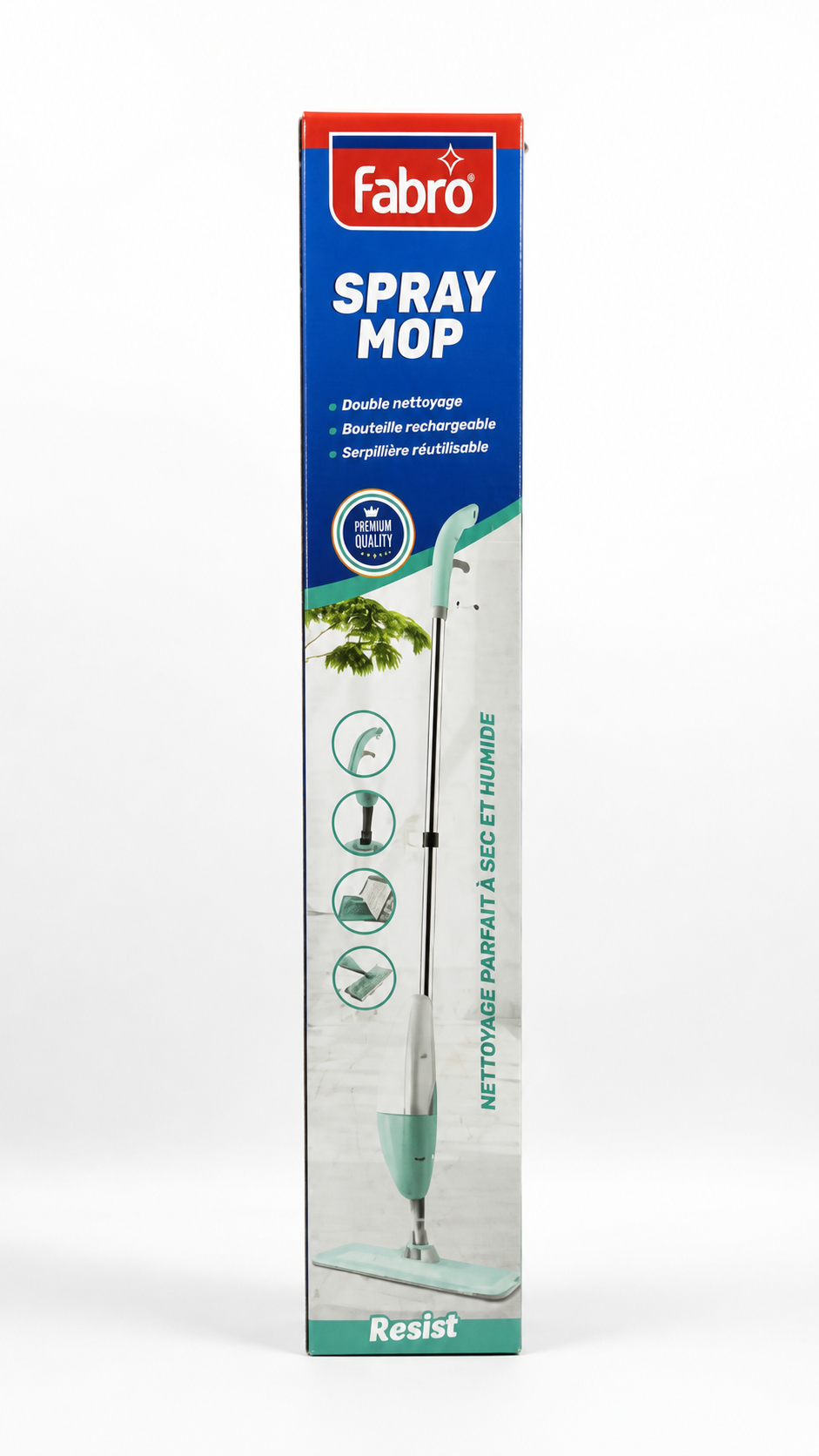 Fabro Balai Spray Mop avec Réservoir Intégré