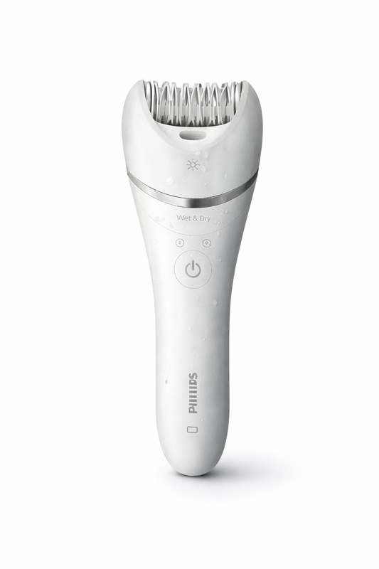 Épilateur Philips Series 8000 Wet & Dry – Épilation Douce et Puissante – +3 Accessoires