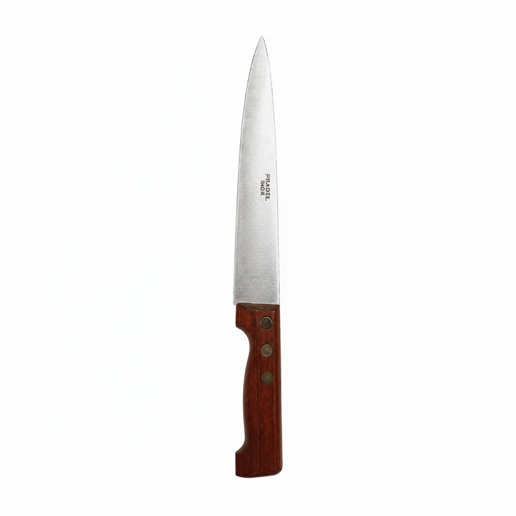 Couteau de Cuisine Pradel Inox – Manche en Bois Authentique