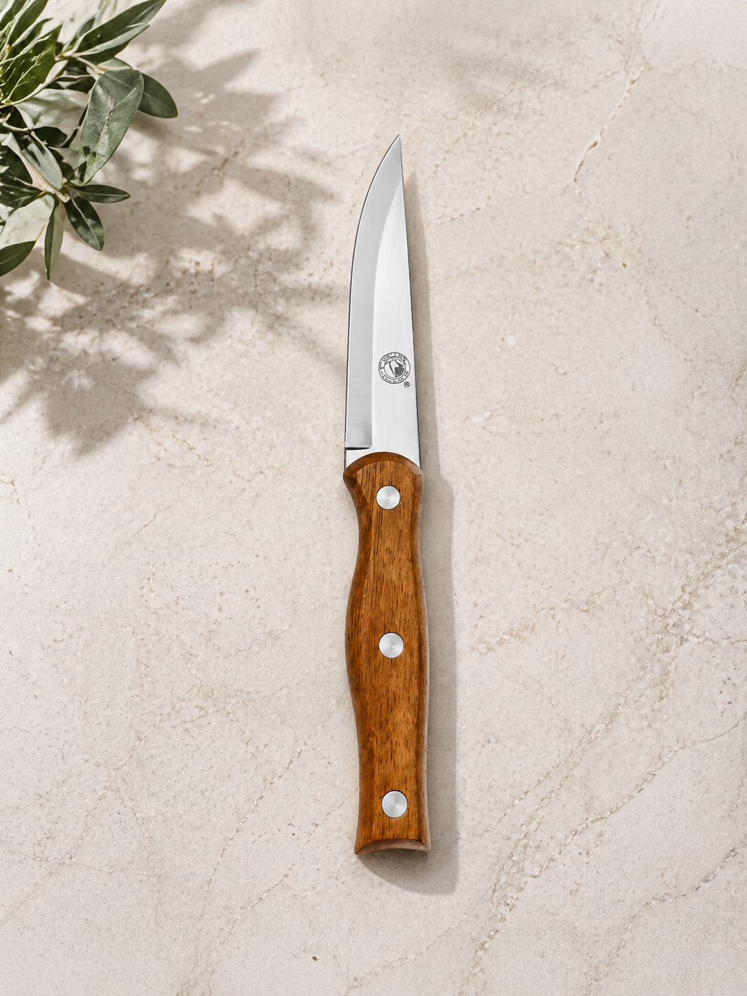 Couteau d’Office Élégant – Lame Inox & Manche Bois Naturel