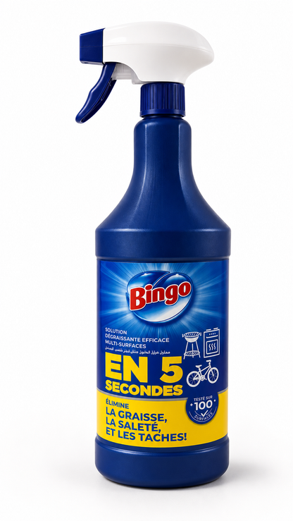 Bingo Spray Dégraissant Ultra Rapide – Résultats en 5 Secondes
