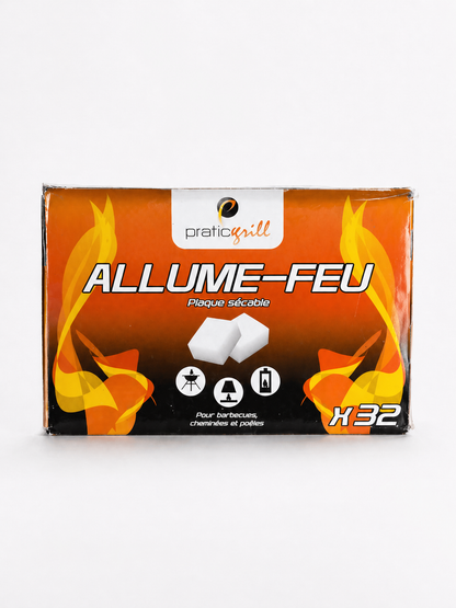 Allume-vite Cubes allume feu Rapides 32pcs