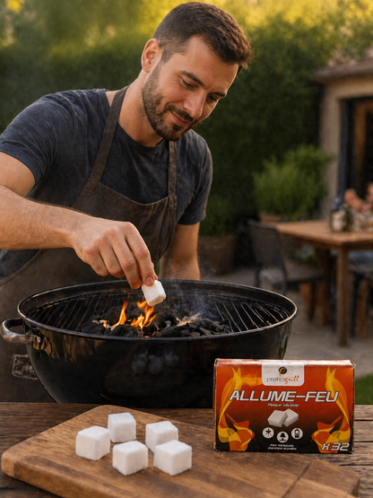 Allume-vite Cubes allume feu Rapides 32pcs