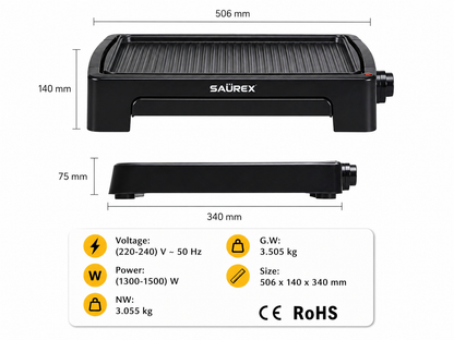 Grill Électrique SAÜREX HP4740 شواية كهربائية