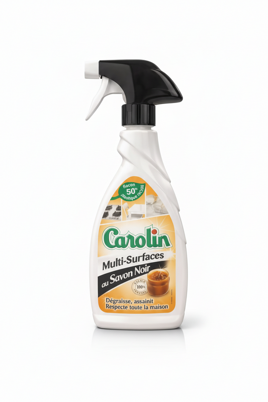 Carolin Multi-Surfaces au Savon Noir – Nettoyant Naturel & Efficace