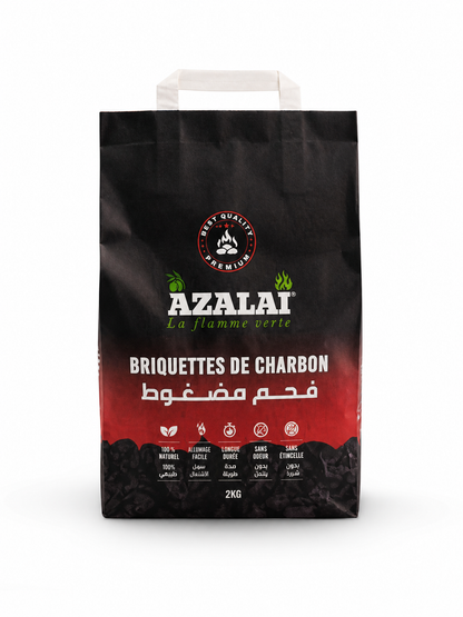 Azalai SAC CHARBON Présse 2kg