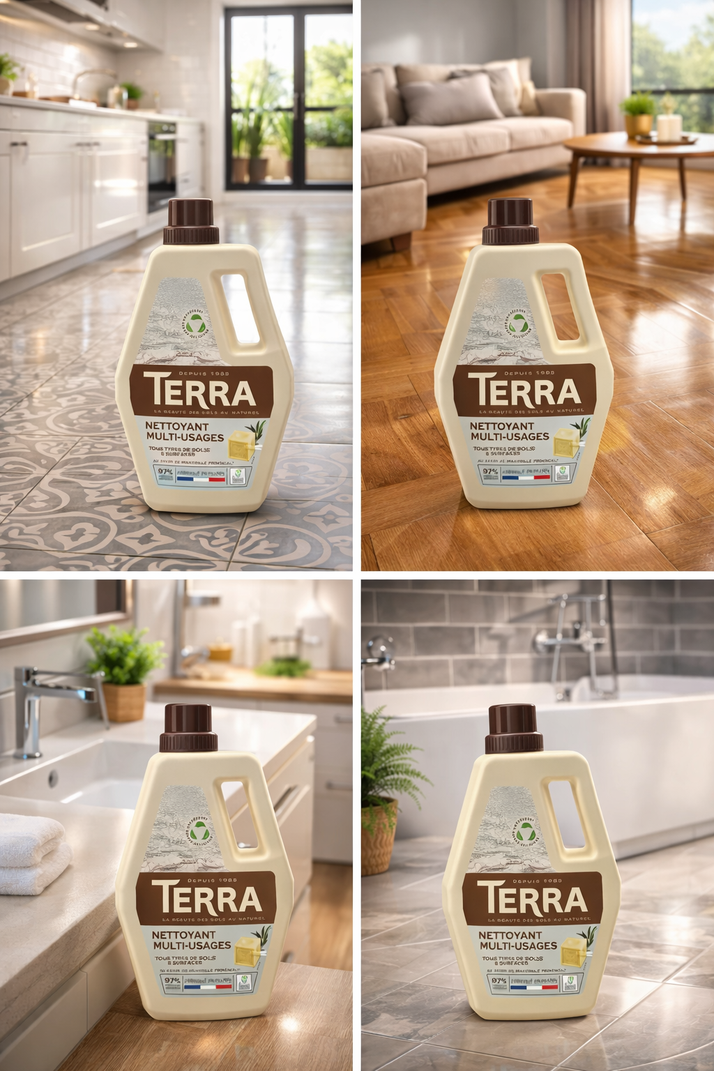 Lave Sol TERRA Nettoyant Multi-Usages – Tous Types de Sols & Surfaces