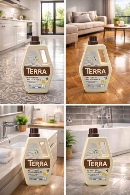 Lave Sol TERRA Nettoyant Multi-Usages – Tous Types de Sols & Surfaces