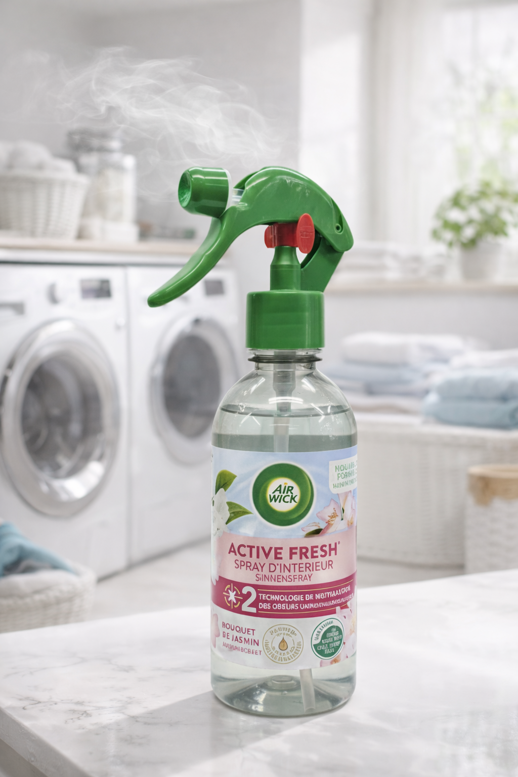 AIR WICK DESODORISANT Active Fresh Bouquet de Jasmin & Savon Naturel