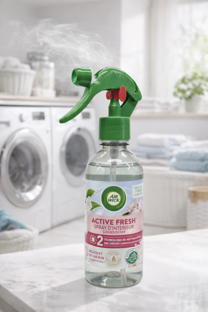 AIR WICK DESODORISANT Active Fresh Bouquet de Jasmin & Savon Naturel