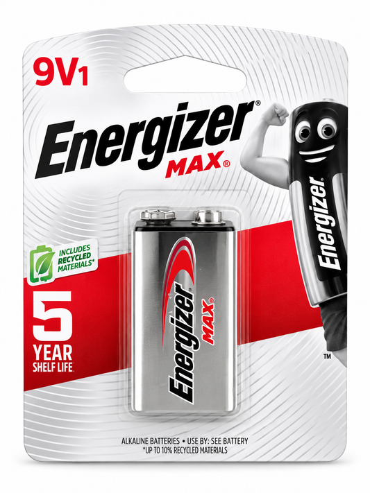 Pile Energizer MAX Alcaline 9V – 1 Pile