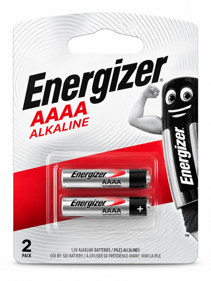 Energizer AAAA Alcaline 1,5V – Pack de 2 Piles