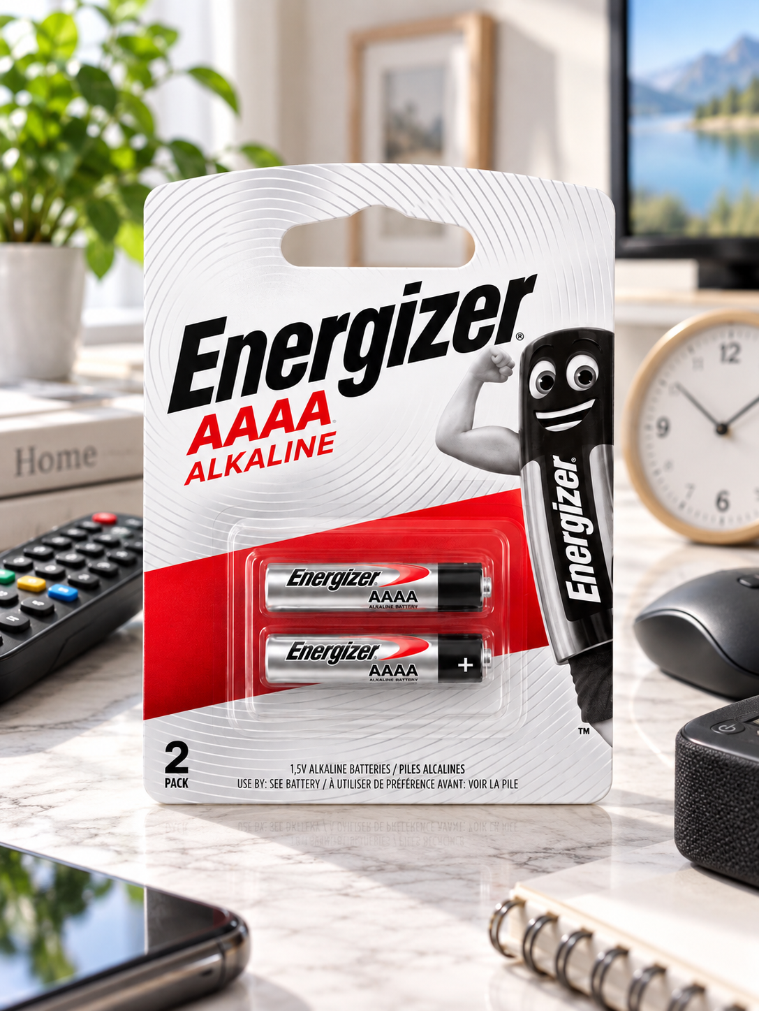 Energizer AAAA Alcaline 1,5V – Pack de 2 Piles