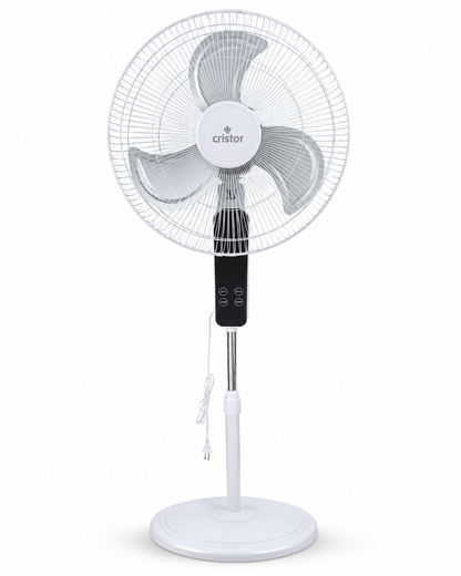 Ventilateur Cristor sur pied 45cm Silencieux avec Télécommande