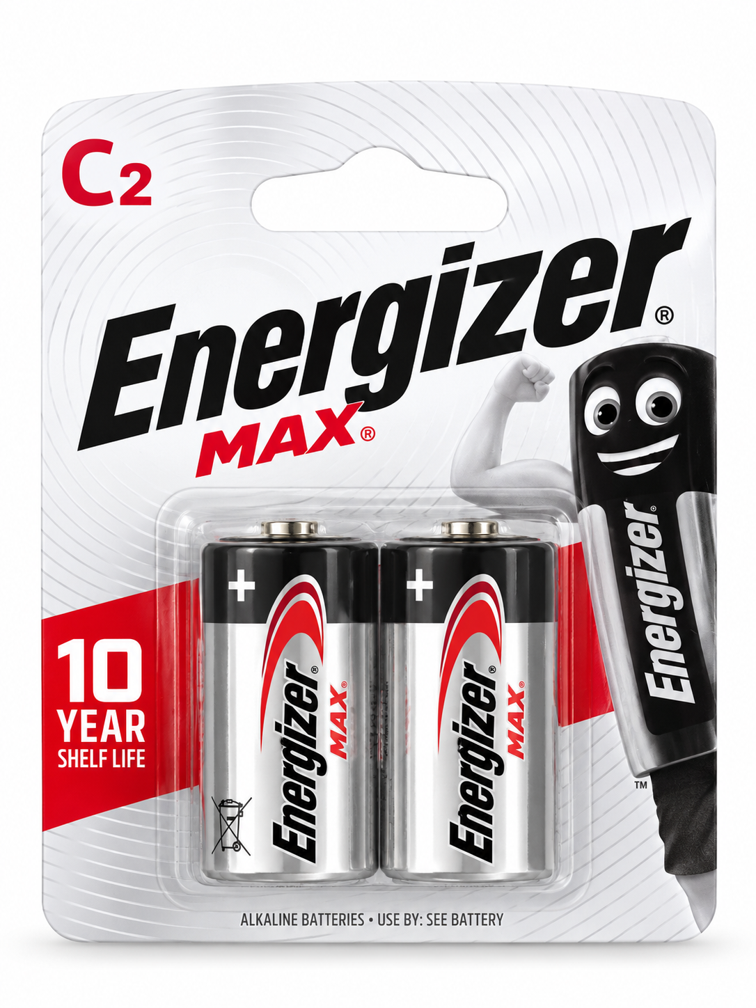 Energizer MAX C 1,5V LR14 – Pack de 2 Piles Alcalines