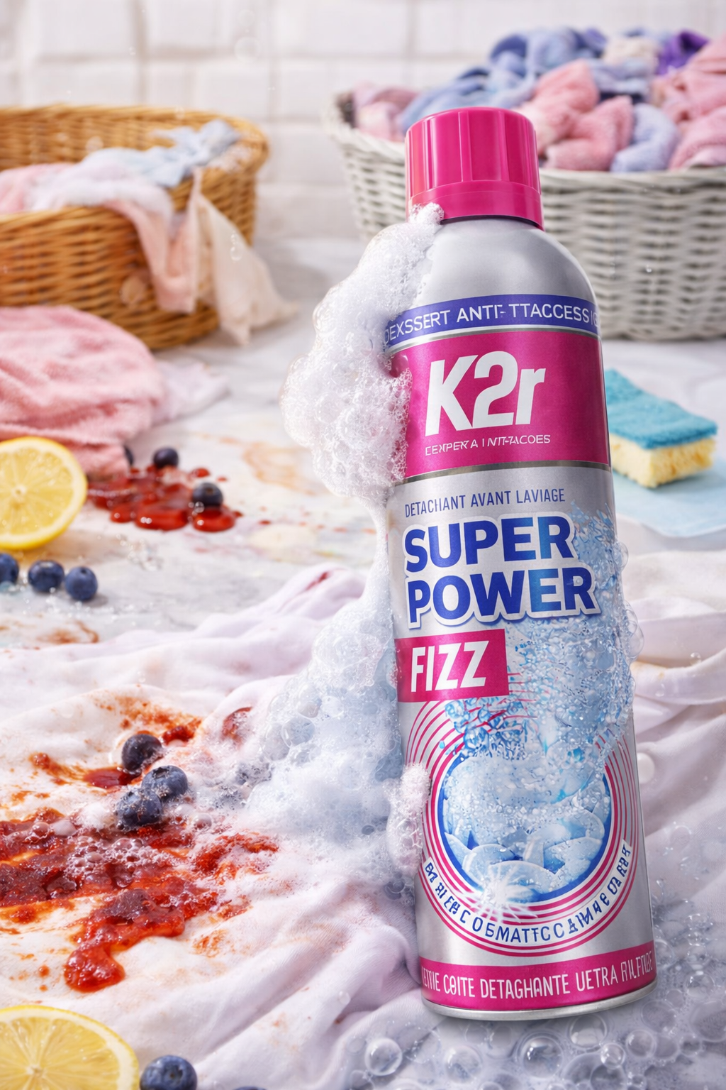K2r Super Power FIZZ – anti-taches extrême