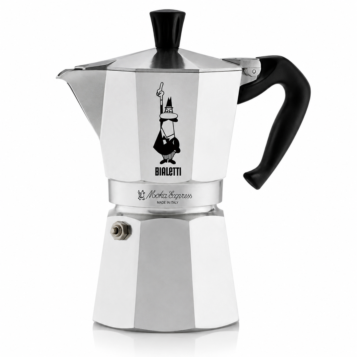 Bialetti Moka Express Cafetière en Aluminium Italienne