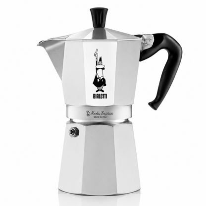 Bialetti Moka Express Cafetière en Aluminium Italienne
