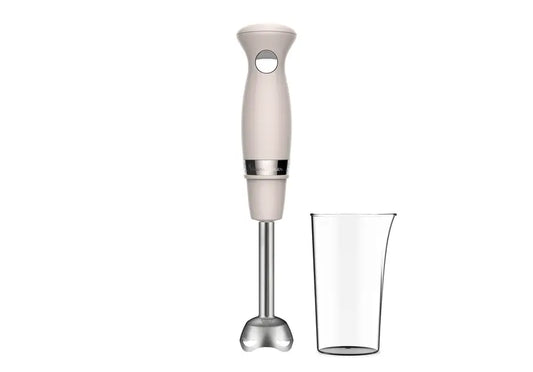 Moulinex Soleil Ivoire, Pied mixeur, 2 vitesses, 2 lames ZELKROM, Ivoire