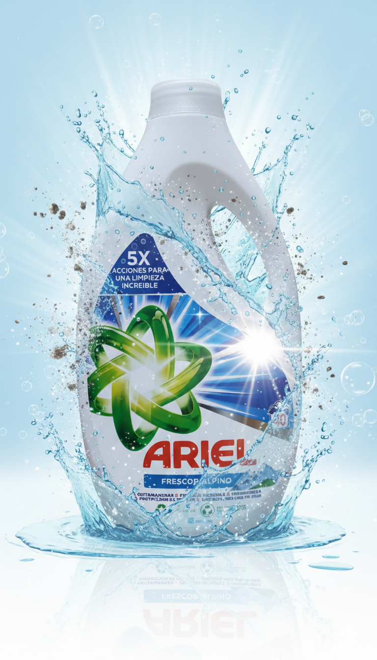 Ariel Frescor Alpino 40 lavages