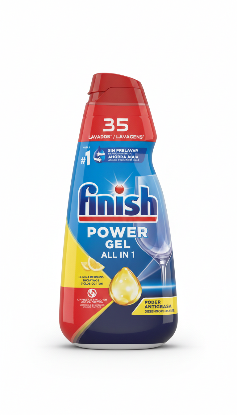 Finish Power Gel All in 1 – Gel Lave-Vaisselle (35 Lavages)