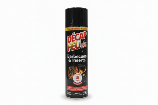 Décap’Feu Barbecues & Inserts – Décapant Puissant Anti-Graisse Brûlée