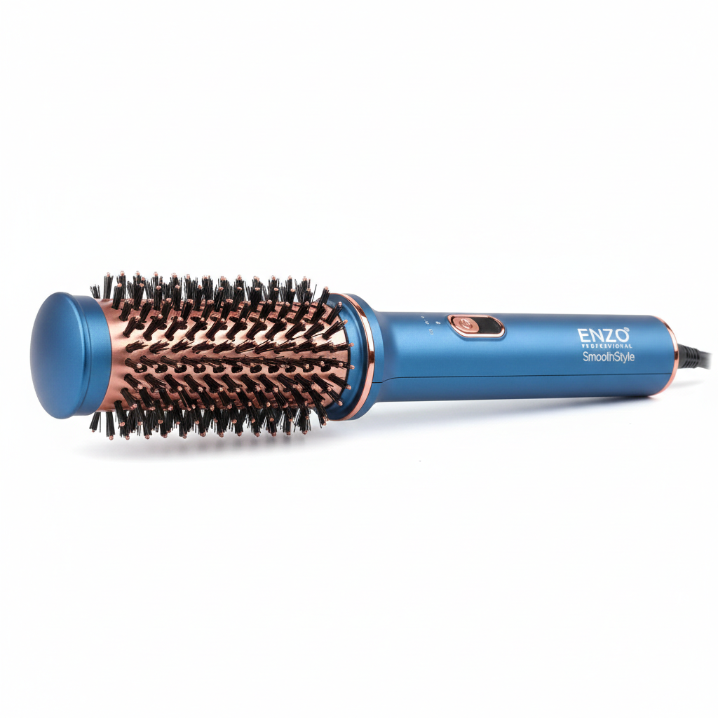 Brosse Lissante Chauffante ENZO SmoothStyle EN-6116 – Céramique Ionique