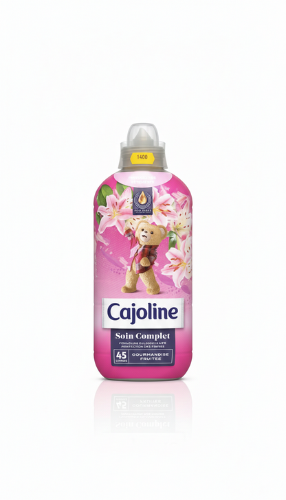 Cajoline Soin Complet Gourmandise Fruitée – Adoucissant Parfumé (45 lavages)